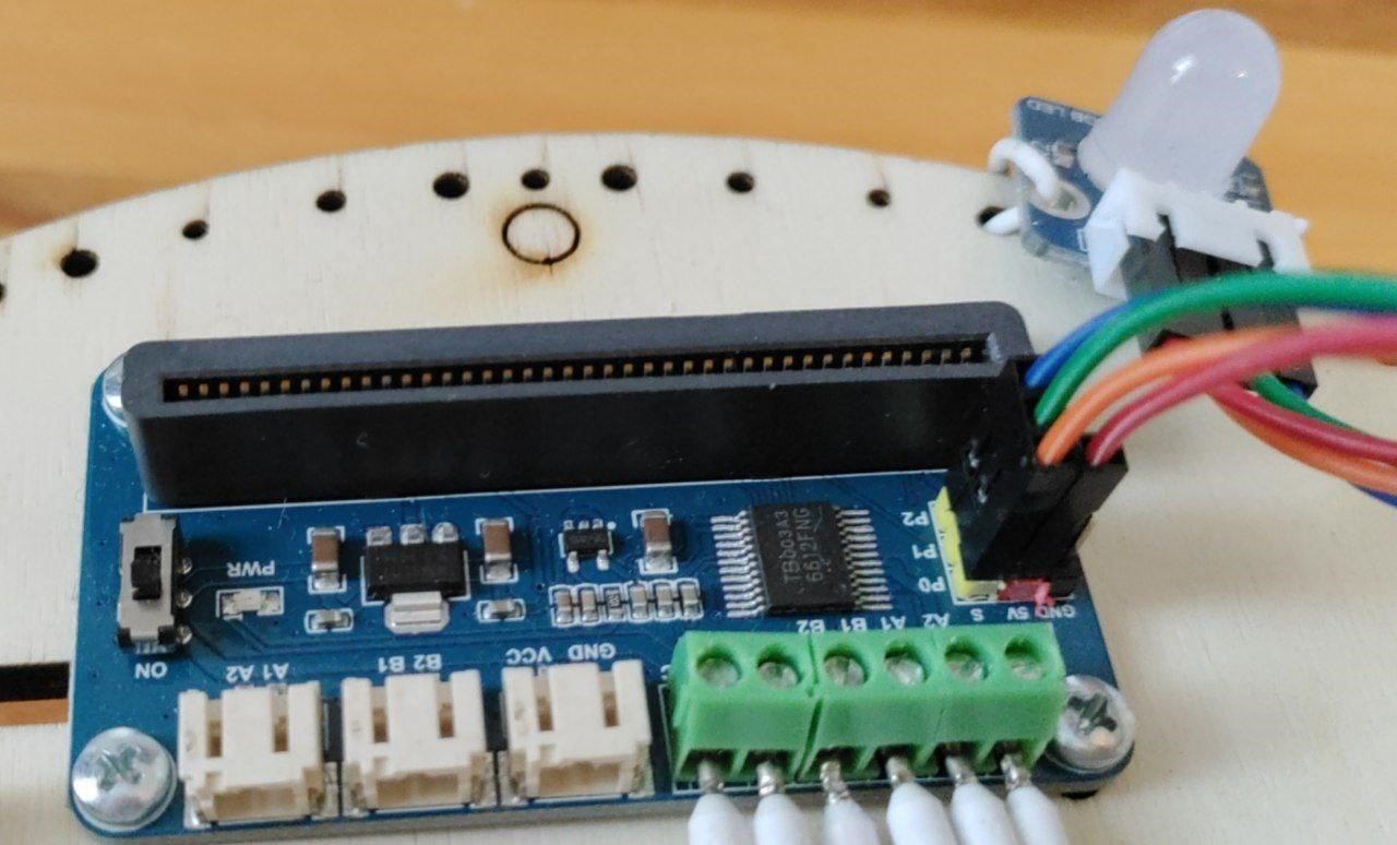 LED Modul an Motorboard anschließen